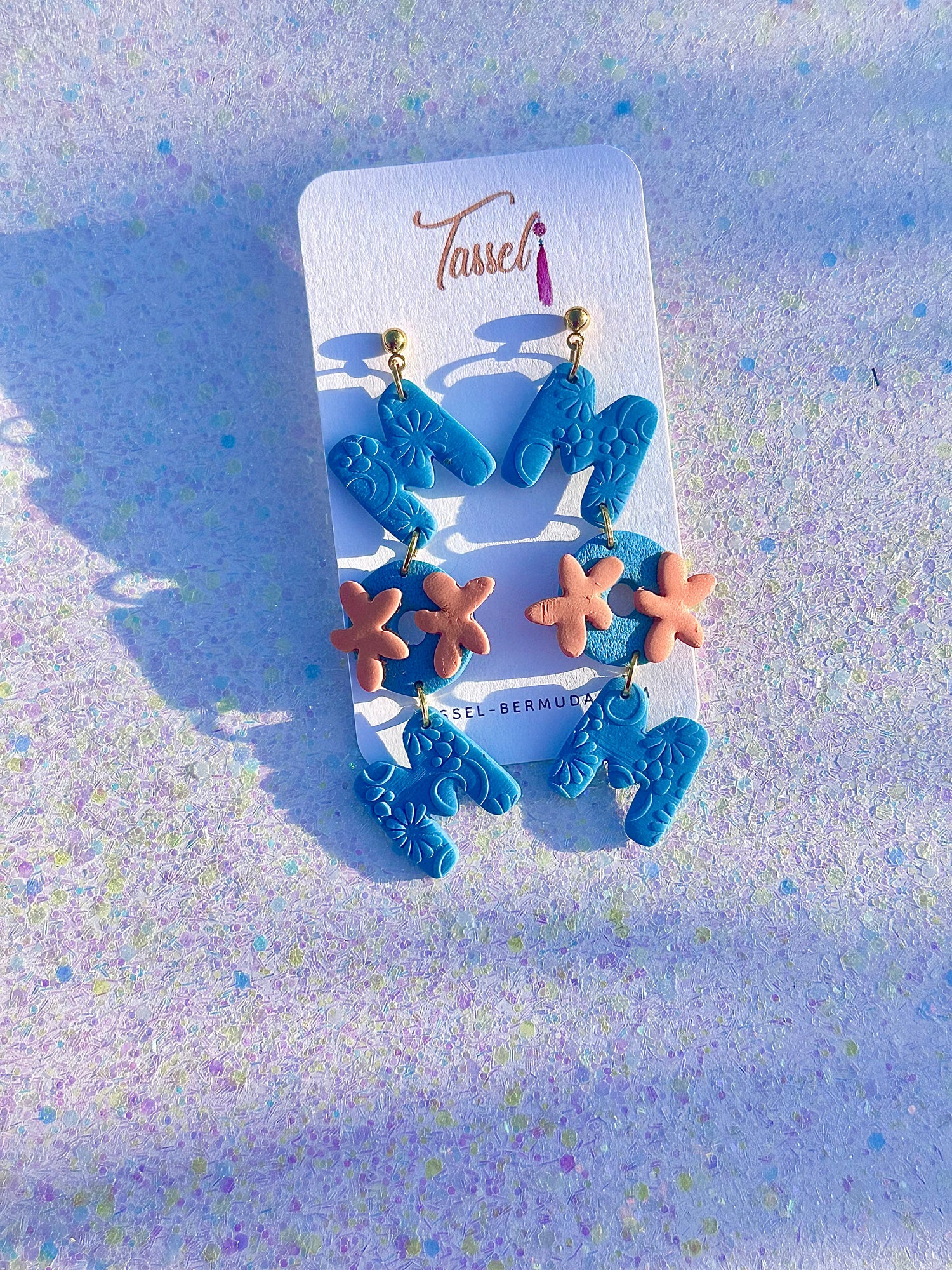 Meaningful gift earrings for Mother’s Day handmade in Bermuda