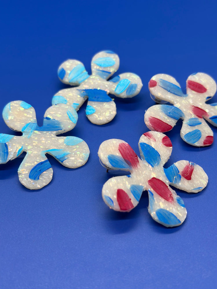Colorful Bermuda Cup Match earrings from Tassel Bermuda